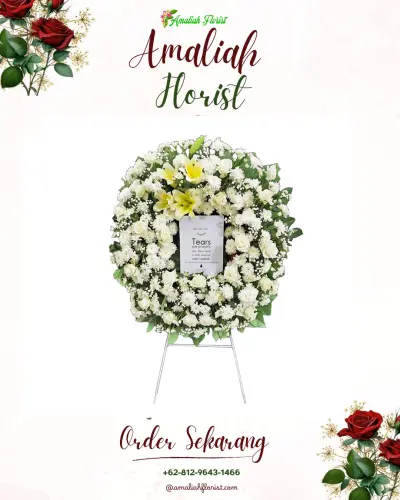 Krans Bunga Duka Cita di Cigugurgirang